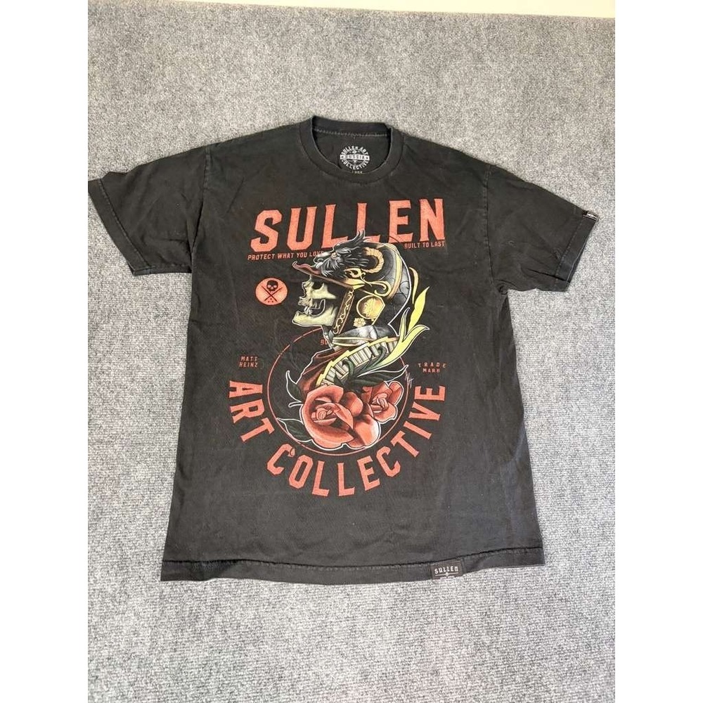 Sullen Art Collection Snake Skull‎ Double Sided T-shirt, Men L, Tattoo